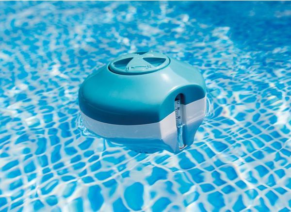 INTEX 2-in-1 Floating Chlorine Dispenser with Thermometer | Discover ...